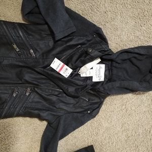 ❌SOLD❌American Rag Pleather Moto jacket